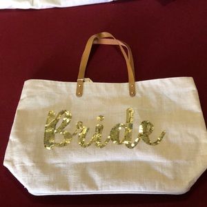 Bride tote, Mud Pie